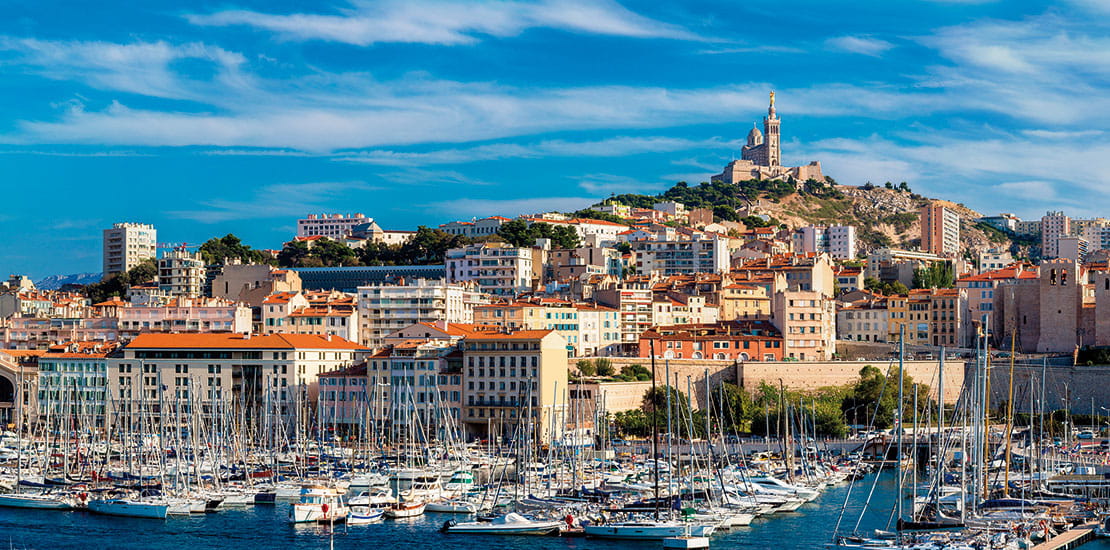 A view over Marseille, France